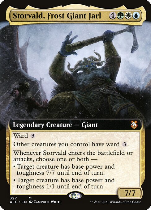 Storvald, Frost Giant Jarl from Forgotten Realms Commander