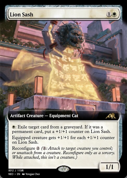 Lion Sash highlighted card art