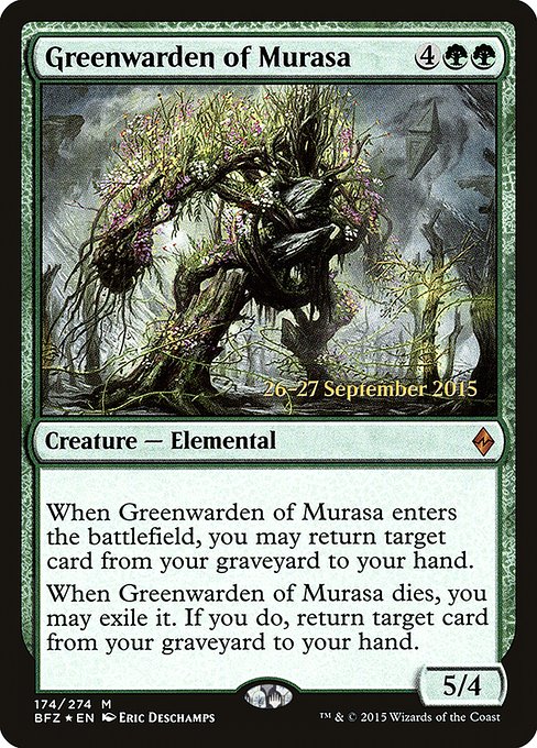 Greenwarden of Murasa from Battle for Zendikar Promos