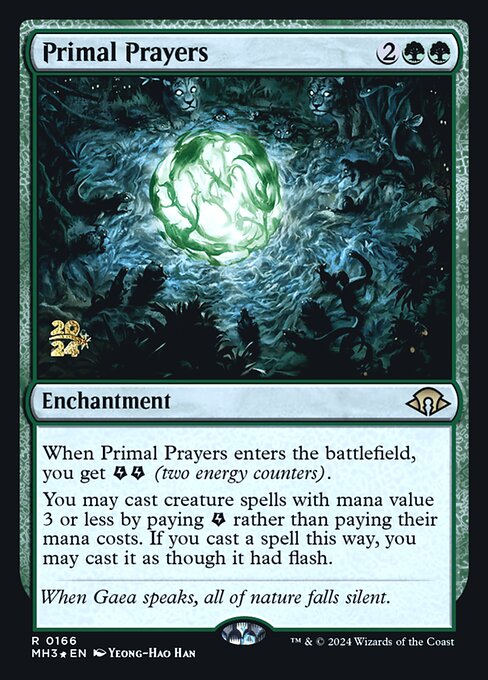 Primal Prayers from Modern Horizons 3 Promos