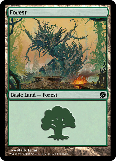 Forest from Duel Decks: Mirrodin Pure vs. New Phyrexia
