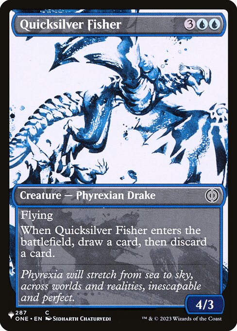 Quicksilver Fisher highlighted card art