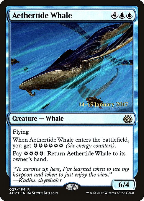 Aethertide Whale from Aether Revolt Promos