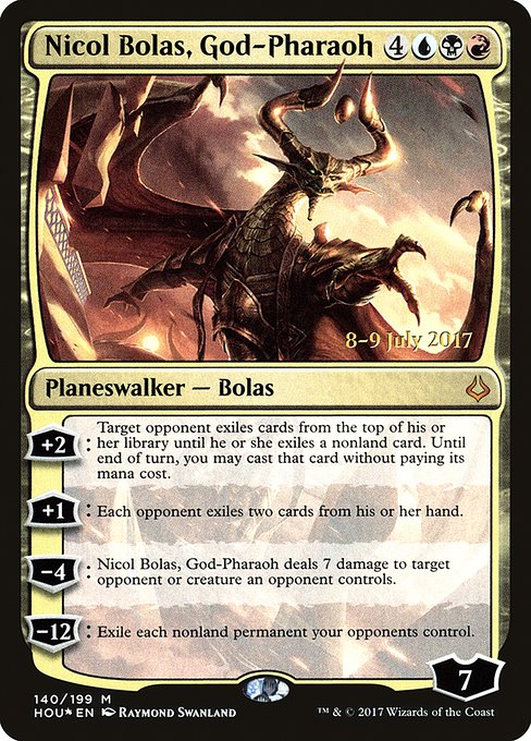 Nicol Bolas, God-Pharaoh from Hour of Devastation Promos