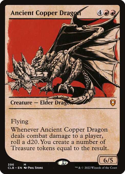Ancient Copper Dragon from Commander Legends: Battle for Baldur's Gate