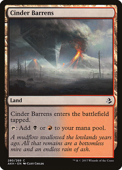 Cinder Barrens from Amonkhet