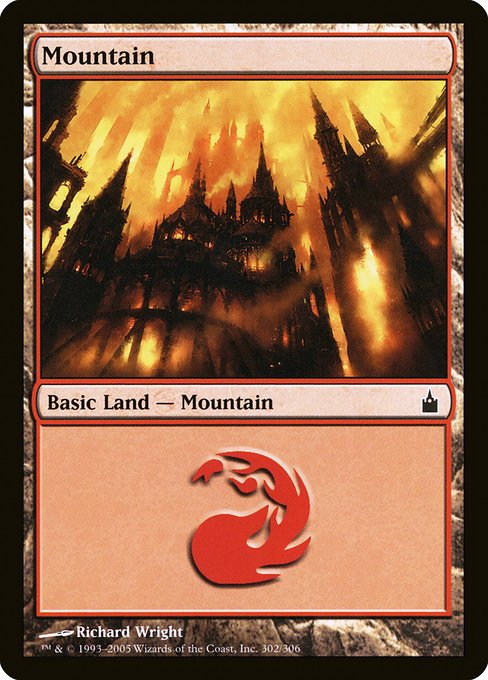 Mountain from Ravnica: City of Guilds