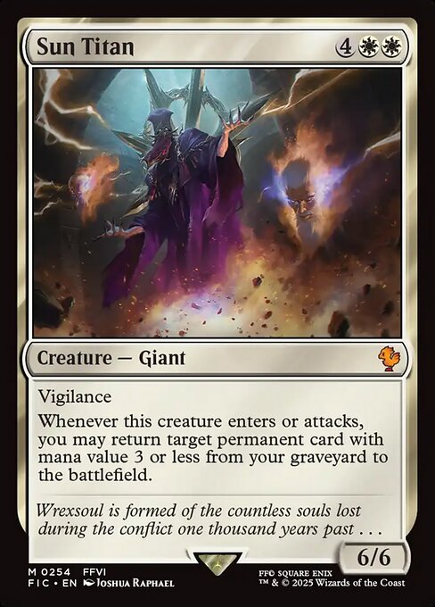 Sun Titan highlighted card art