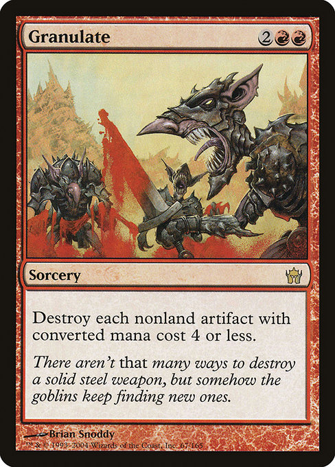 Granulate highlighted card art