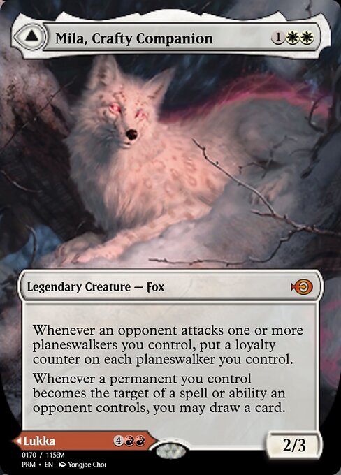 Mila, Crafty Companion // Lukka, Wayward Bonder from Magic Online Promos
