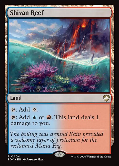 Shivan Reef highlighted card art