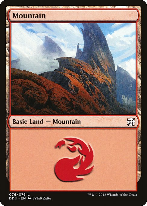 Mountain from Duel Decks: Elves vs. Inventors