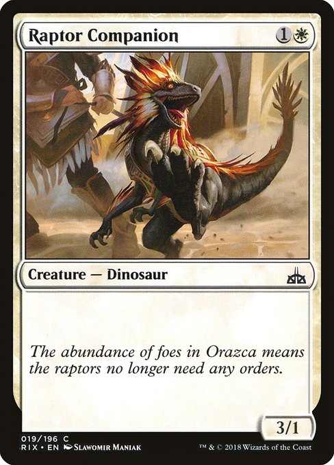 Raptor Companion from Rivals of Ixalan