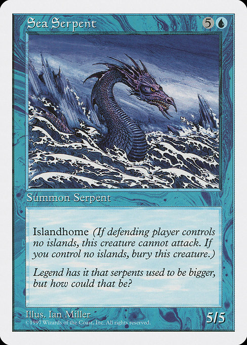 Sea Serpent from Fifth Edition