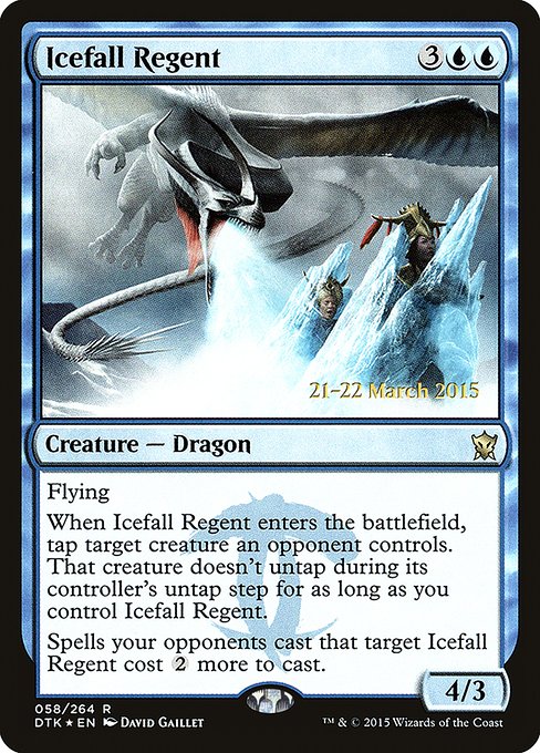 Icefall Regent from Dragons of Tarkir Promos
