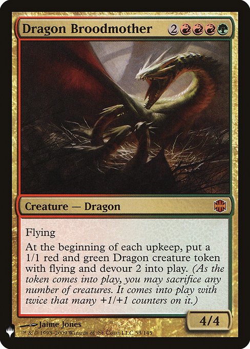 Dragon Broodmother highlighted card art