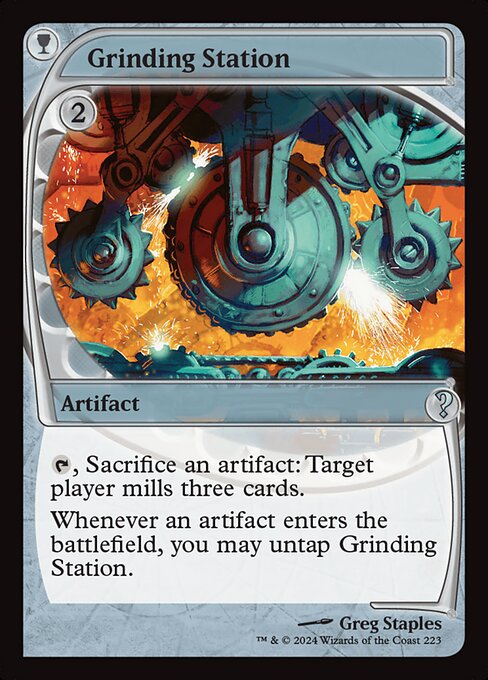 Grinding Station highlighted card art