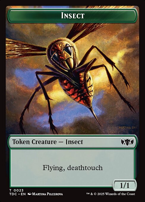 Insect highlighted card art