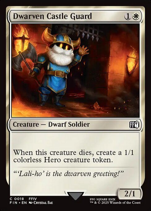 Dwarven Castle Guard highlighted card art