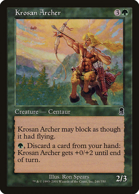 Krosan Archer highlighted card art