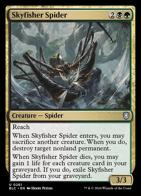 Skyfisher Spider highlighted card art