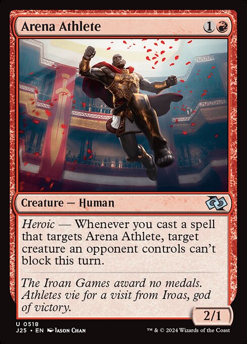 Arena Athlete highlighted card art