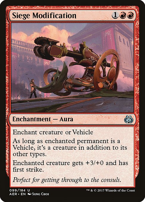 Siege Modification from Aether Revolt