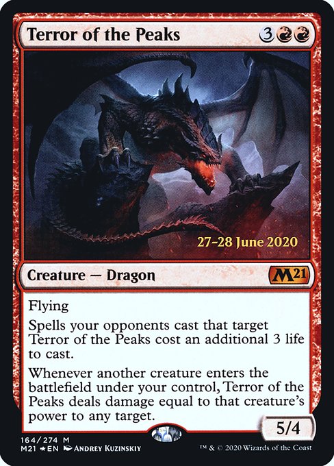 Terror of the Peaks from Core Set 2021 Promos