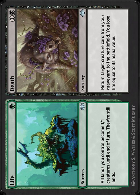 Life // Death highlighted card art