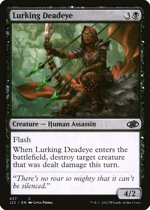 Lurking Deadeye highlighted card art