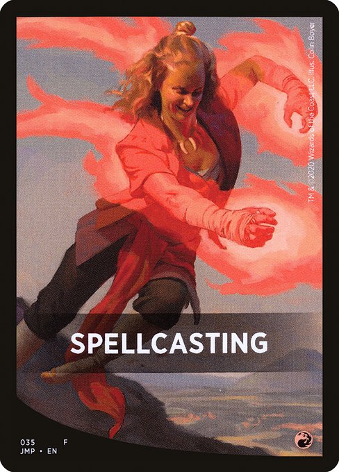 Spellcasting highlighted card art