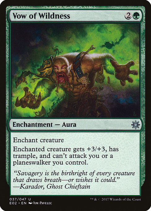 Vow of Wildness from Explorers of Ixalan