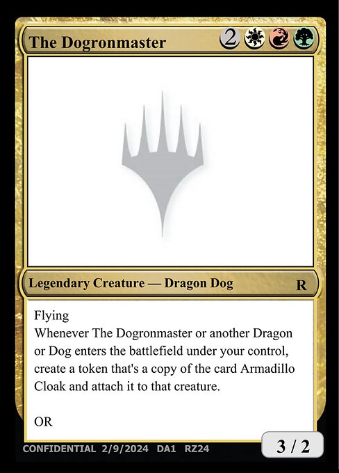 The Dogronmaster highlighted card art