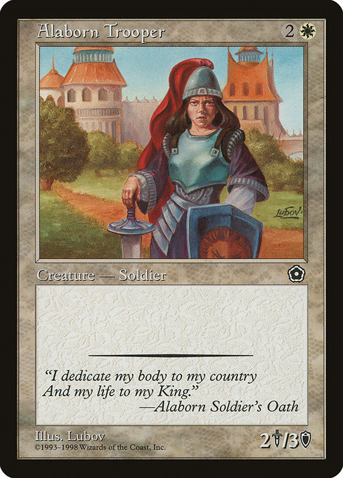 Alaborn Trooper from Portal Second Age