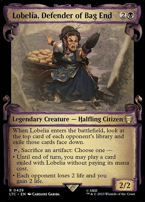 Lobelia, Defender of Bag End highlighted card art