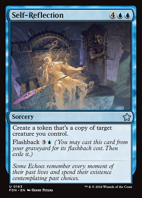 Self-Reflection highlighted card art