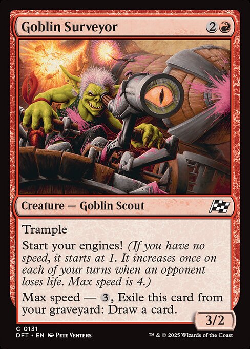 Goblin Surveyor highlighted card art