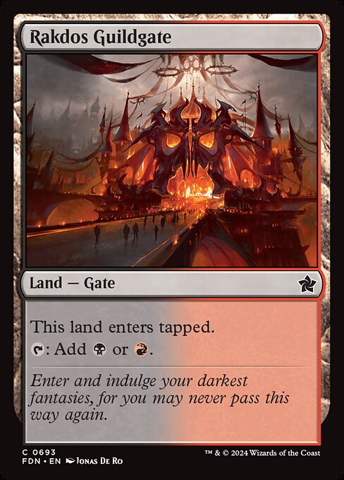 Rakdos Guildgate from Foundations