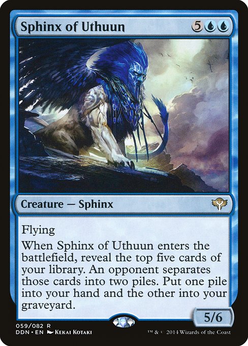 Sphinx of Uthuun from Duel Decks: Speed vs. Cunning