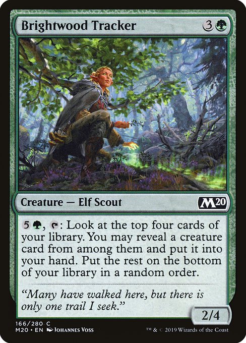 Brightwood Tracker highlighted card art