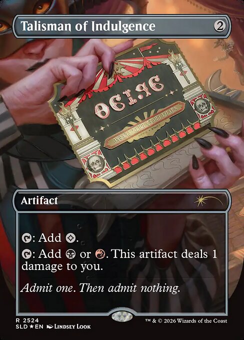 Talisman of Indulgence highlighted card art
