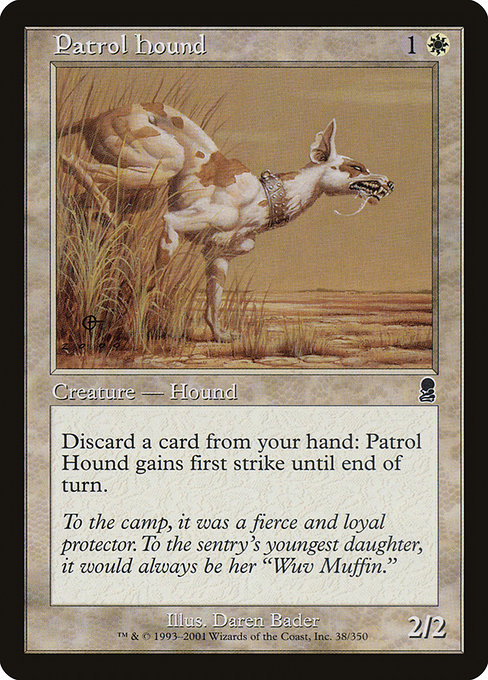 Patrol Hound highlighted card art