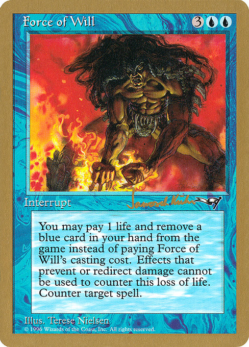 Force of Will from World Championship Decks 1997
