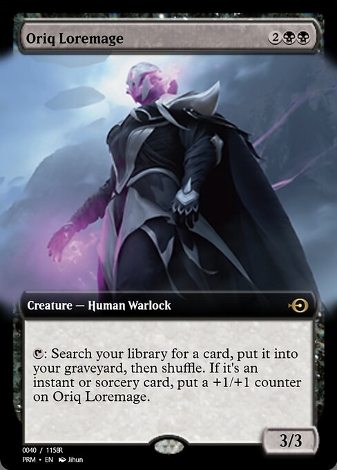 Oriq Loremage highlighted card art