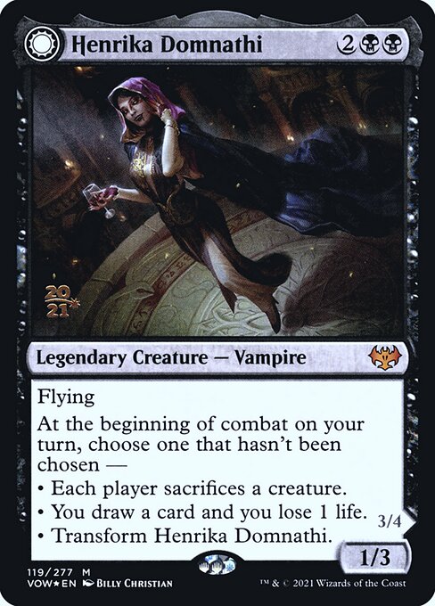 Henrika Domnathi // Henrika, Infernal Seer from Innistrad: Crimson Vow Promos
