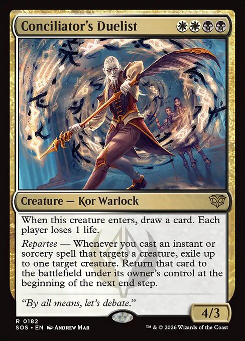 Conciliator's Duelist highlighted card art