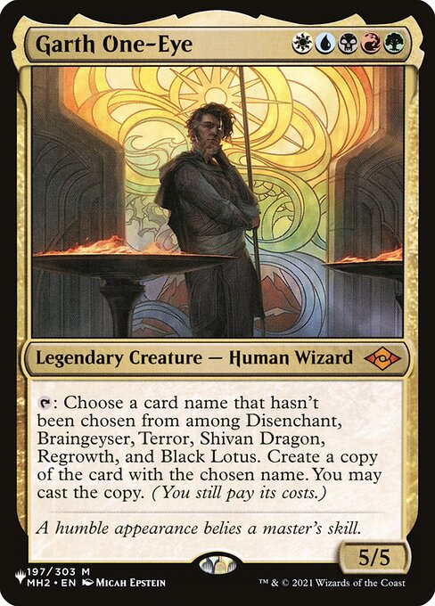 Garth One-Eye highlighted card art