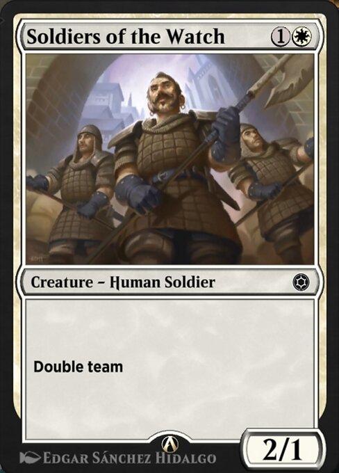 Soldiers of the Watch highlighted card art
