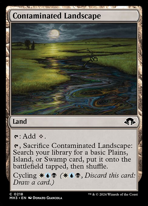 Contaminated Landscape highlighted card art