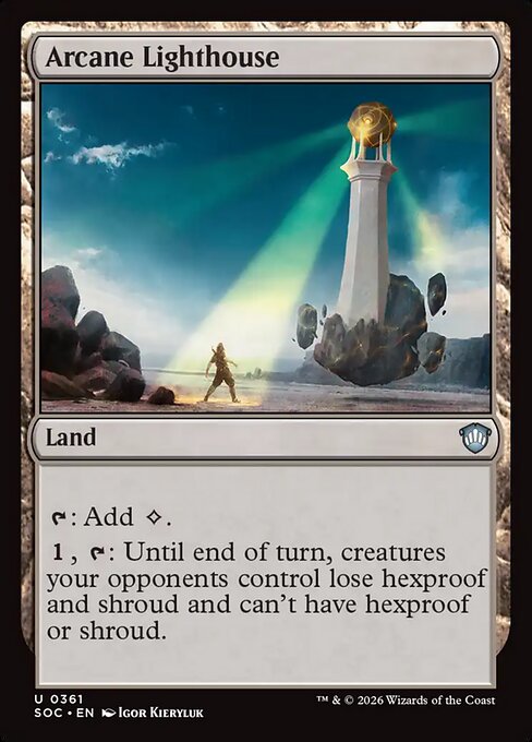 Arcane Lighthouse from Secrets of Strixhaven Commander